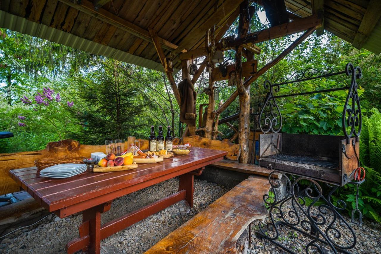 Pokoje Z Widokiem Na Gory I Prywatny Domek Z Zadaszona Altana - Grillem I Ogniskiem. Zakopane Kültér fotó