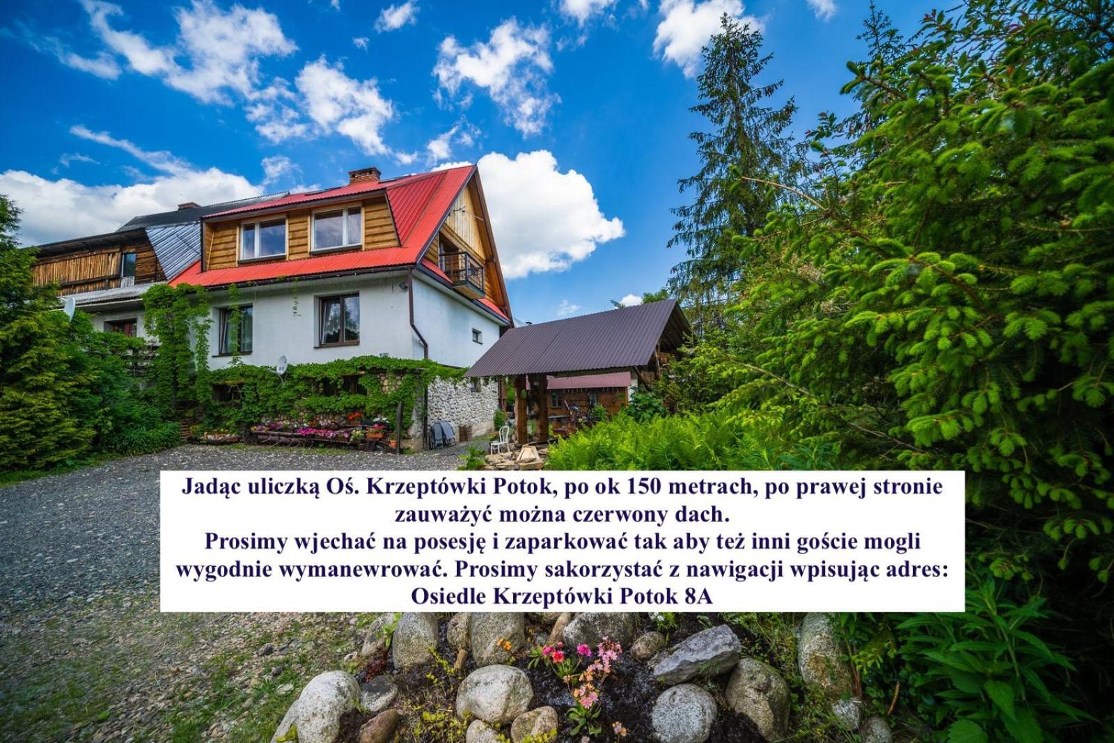 Pokoje Z Widokiem Na Gory I Prywatny Domek Z Zadaszona Altana - Grillem I Ogniskiem. Zakopane Kültér fotó