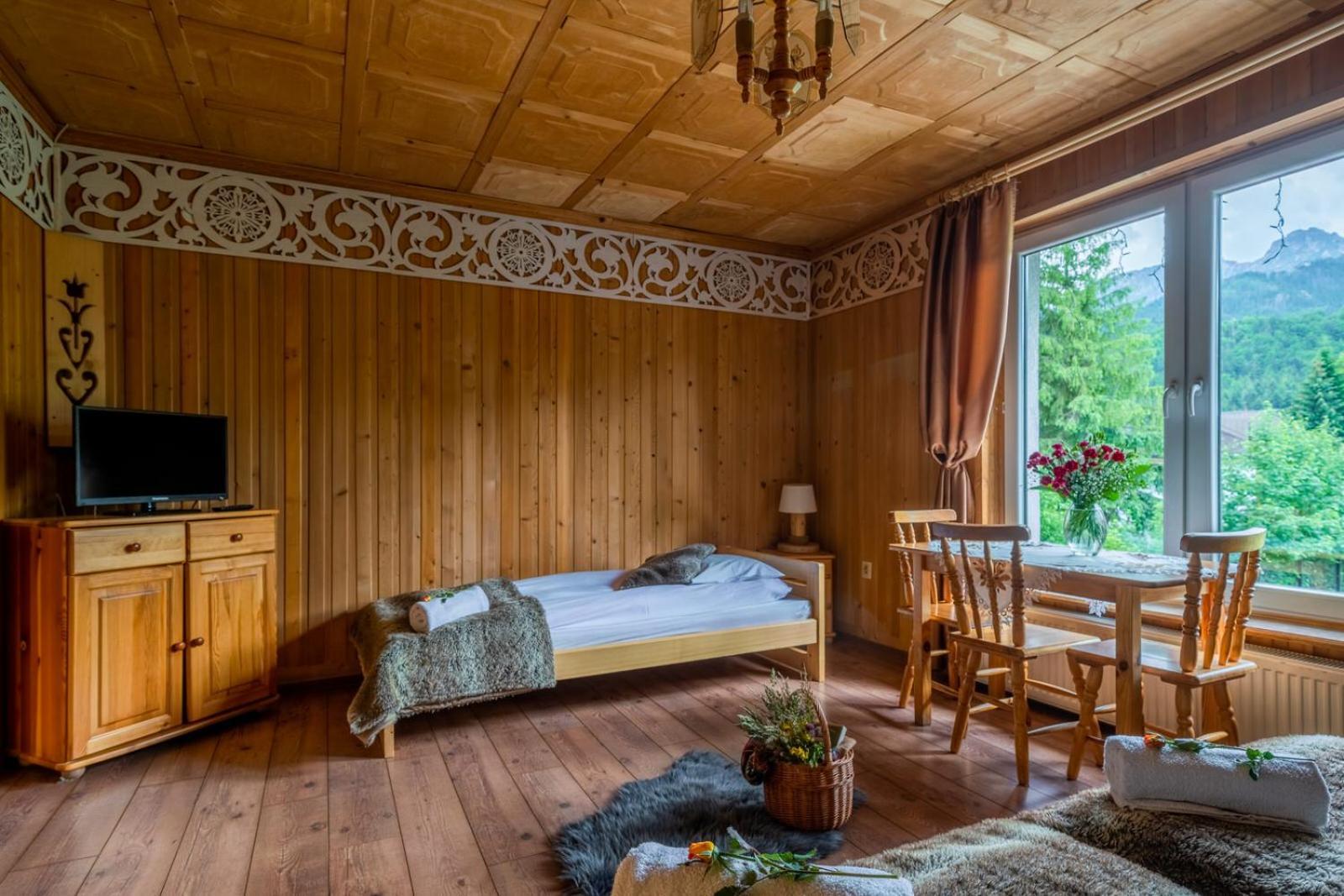 Pokoje Z Widokiem Na Gory I Prywatny Domek Z Zadaszona Altana - Grillem I Ogniskiem. Zakopane Kültér fotó